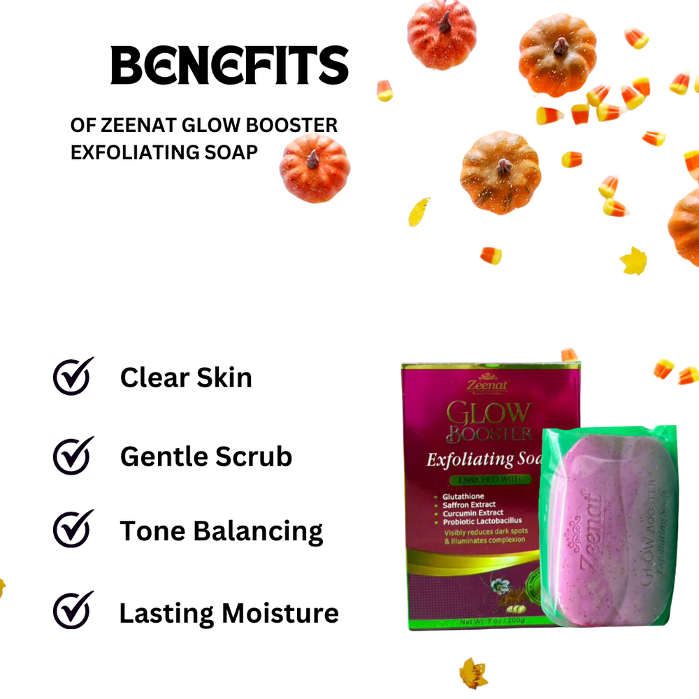 Zeenat Glow Booster Exfoliating Soap 200g Zeenat Glow Booster Exfoliating Soap 200g