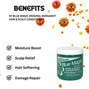 Blue Magic Original Bergamot Hair & Scalp Conditioner 12 oz