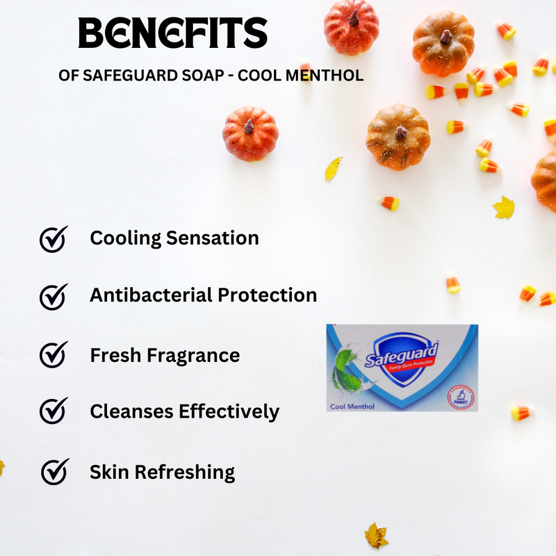 Safeguard Soap - Cool Menthol 130g