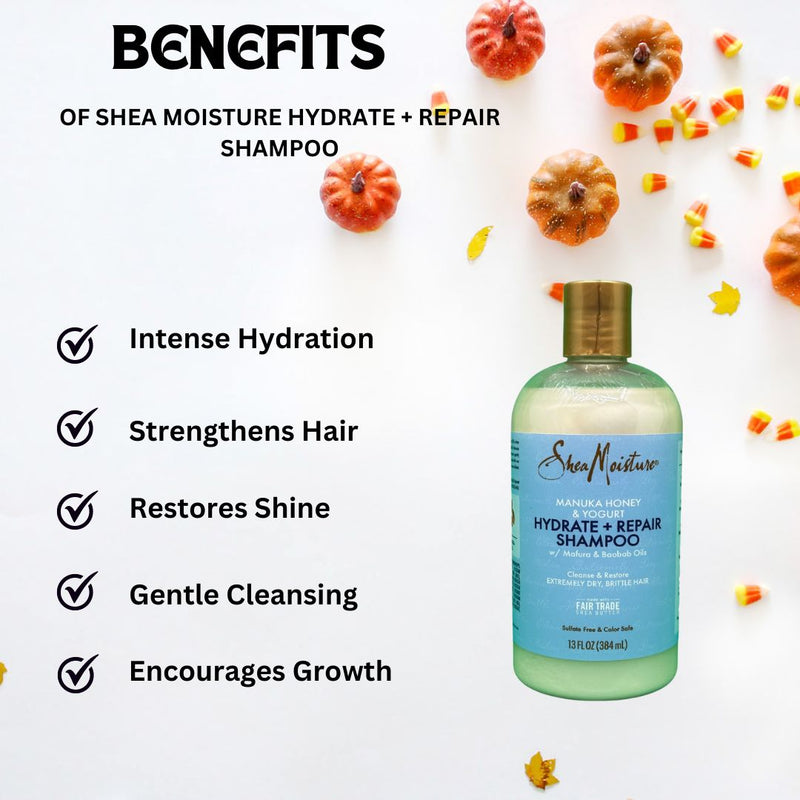 Shea Moisture Hydrate + Repair Shampoo 384ml