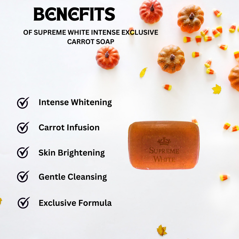 Supreme White Intense Exclusive Carrot Soap 7 oz