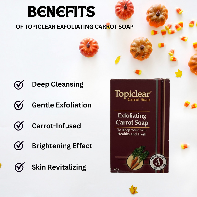 Topiclear exfoliating Carrot Soap 7 oz