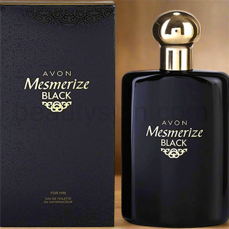 Avon Mesmerize Black Eau de Toilette Cologne Spray 3.4oz