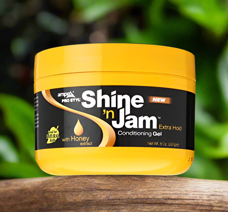 Ampro Shine N Jam Conditioning Gel Extra Hold 8 oz