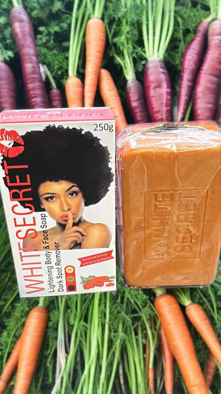 White Secret Body Carrot Lightening & Face DSR Soap 250 Grm